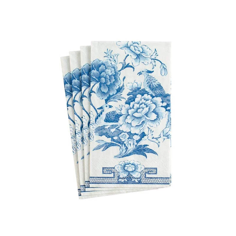 Blue And White Toile Guest Towels 1 Blue And White Toile Guest Towels