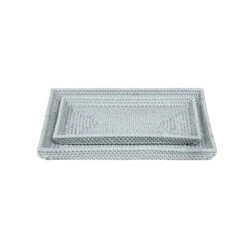 Watch Hill Nesting Vanity Trays - Light Gray