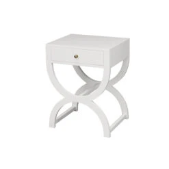 Harbor Coast Nightstand - White 13 Harbor Coast Nightstand - White -Sabre Home Decor Sale ALEXISWH ANGLE