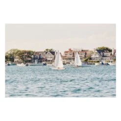 Sailing On The Harbor Print