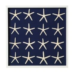 Starfish Framed Art - Navy