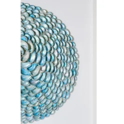 Jade Abalone Shell Ripple Framed Art -Sabre Home Decor Sale ART 1262 ALT