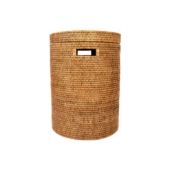 Sconset Round Hamper - Natural