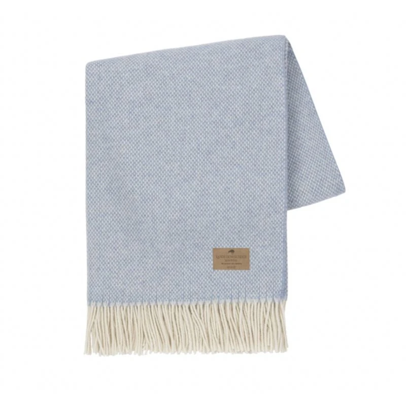 Chappaquiddick Cashmere Throw - Light Blue 1 Chappaquiddick Cashmere Throw - Light Blue