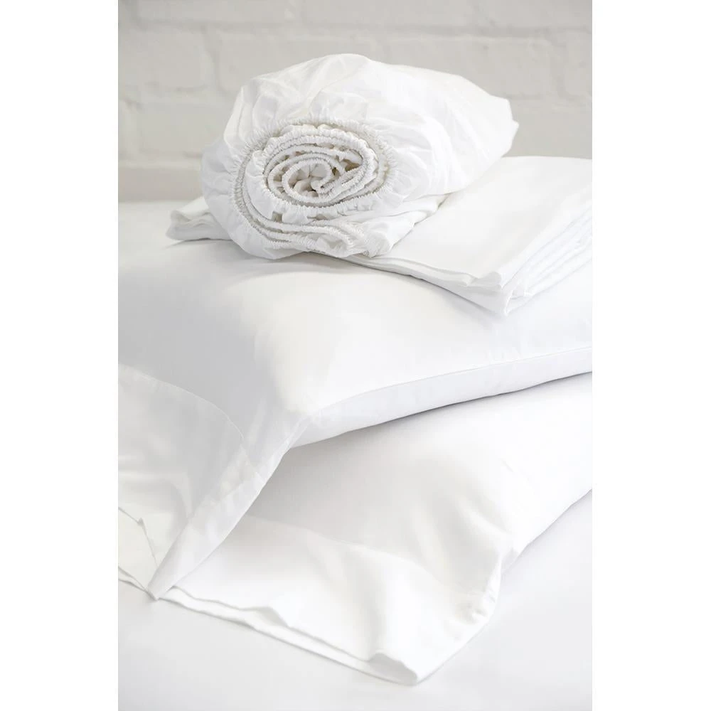 Bamboo Sheet Set In White By Pom Pom At Home 5 Bamboo Sheet Set In White By Pom Pom At Home - Image 5
