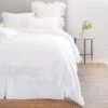 Beaufort Duvet Cover In White By Pom Pom At Home
