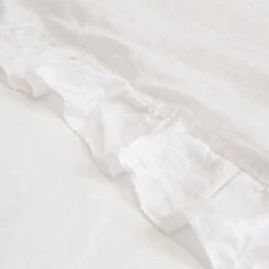 Beaufort Duvet Cover In White By Pom Pom At Home -Sabre Home Decor Sale BEDD 1071 alt3