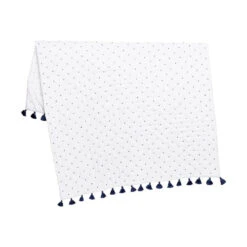 French Knot Indigo Throw By John Robshaw -Sabre Home Decor Sale BEDD 1146 ALT1