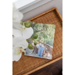 Darien Rattan Side Table – Double -Sabre Home Decor Sale BOOK 1033 ALT