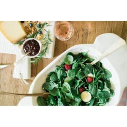 Vintage Dough Bowl - White 8 Vintage Dough Bowl - White -Sabre Home Decor Sale BOWL 1006 W ALT2