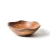 Ruffle Wood Serving Bowl