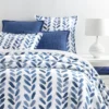Blue Brush Duvet Cover