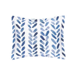 Blue Brush Sham -Sabre Home Decor Sale BlueBrush StandardSham