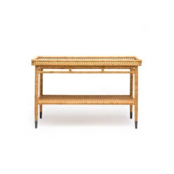 Darien Rattan Console Table
