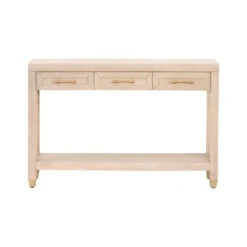 Lake House Narrow Console Table - Natural