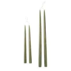 Sea Green Taper Candles