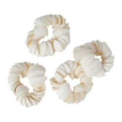 La Mer Shell Napkin Ring - Set Of 4