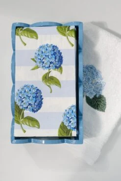 Hydrangea Stripe Guest Towels 9 Hydrangea Stripe Guest Towels -Sabre Home Decor Sale DTS 20250225 CailiniCoastal 0068