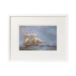 Modern Sailboat Framed Art - A