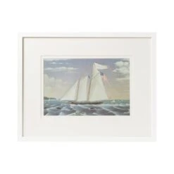 Modern Sailboat Framed Art - G