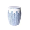 Banana Leaf Porcelain Garden Stool