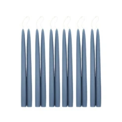Dusty Blue Taper Candles -Sabre Home Decor Sale Heron Tapers 12