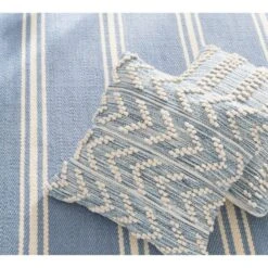 Coastal Herringbone Indoor/Outdoor Pillow -Sabre Home Decor Sale HerringbonePillow