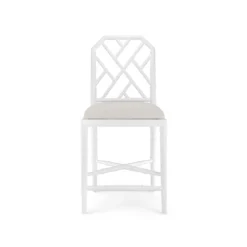 Bamboo Counter Stool - White -Sabre Home Decor Sale JAR 575 09 1