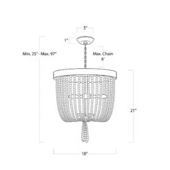 Milos Chandelier -Sabre Home Decor Sale LIGT 1073 DIMS