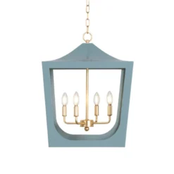 Old Greenwich Lantern - Blue 5 Old Greenwich Lantern - Blue -Sabre Home Decor Sale LIGT 1195 B ALT1