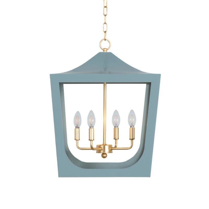 Old Greenwich Lantern - Blue 1 Old Greenwich Lantern - Blue