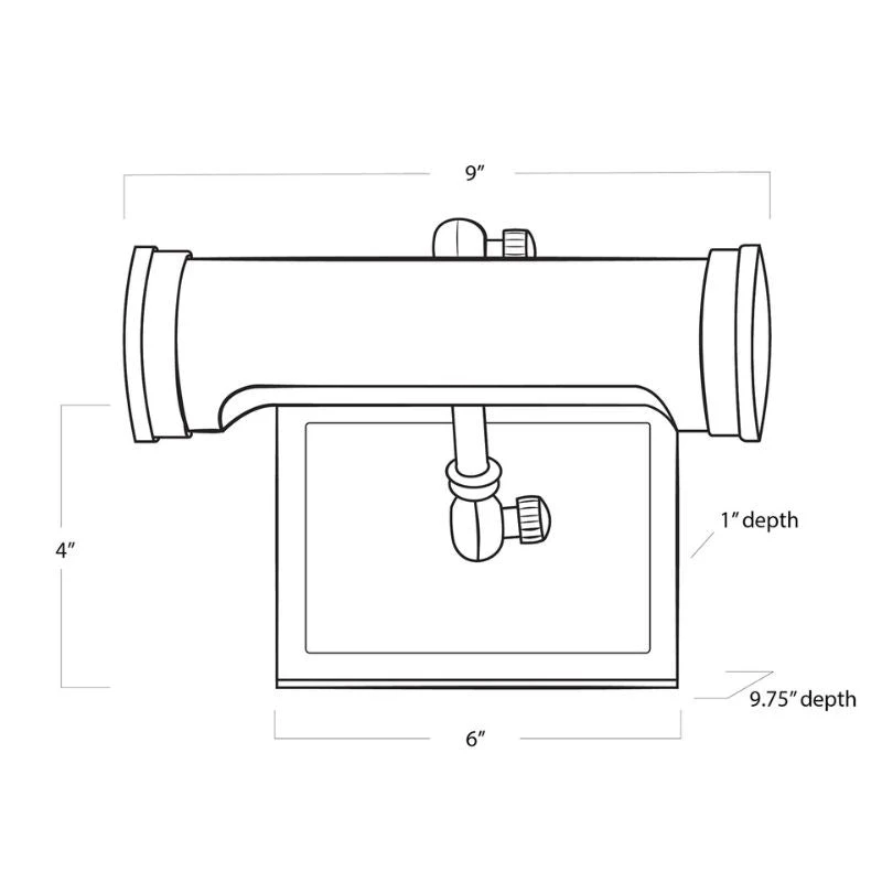 Tate Picture Light - Polished Nickel 11 Tate Picture Light - Polished Nickel - Image 11