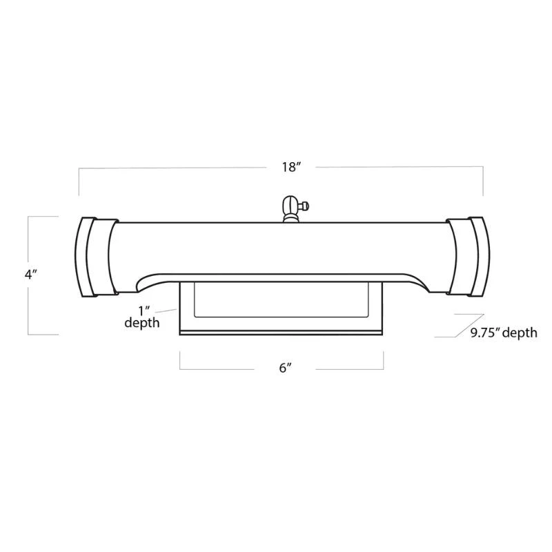Tate Picture Light - Polished Nickel 13 Tate Picture Light - Polished Nickel - Image 13
