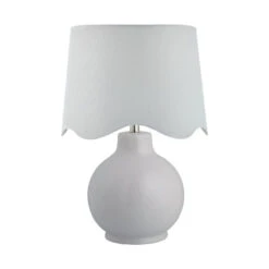 Isla Table Lamp - White -Sabre Home Decor Sale LIGT 1353 HERO