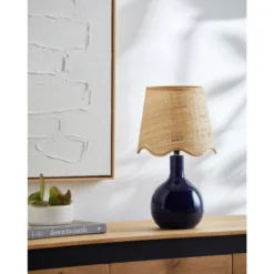 Tiny Tides Mini Table Lamp - Navy -Sabre Home Decor Sale LIGT 1361 ALT3