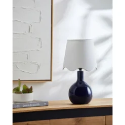 Tiny Tides Mini Table Lamp - Navy -Sabre Home Decor Sale LIGT 1362 ALT2