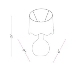 Tiny Tides Mini Table Lamp - White -Sabre Home Decor Sale LIGT 1364 ALT 4ab2bb12 9dd2 45c5 ab7a f9d3616351a6