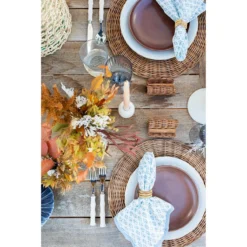 Water Mill Rattan Place Card Holders -Sabre Home Decor Sale MollyRosePhoto CailiniCoastal Holiday2021 896