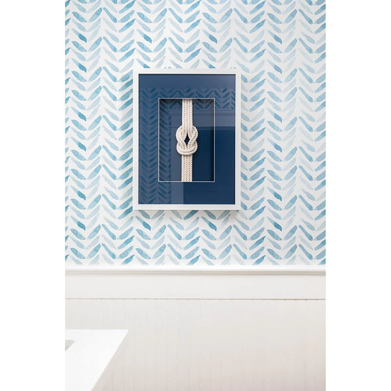 Navy Nautical Knot Framed Art - Double Square 2 Navy Nautical Knot Framed Art - Double Square - Image 2