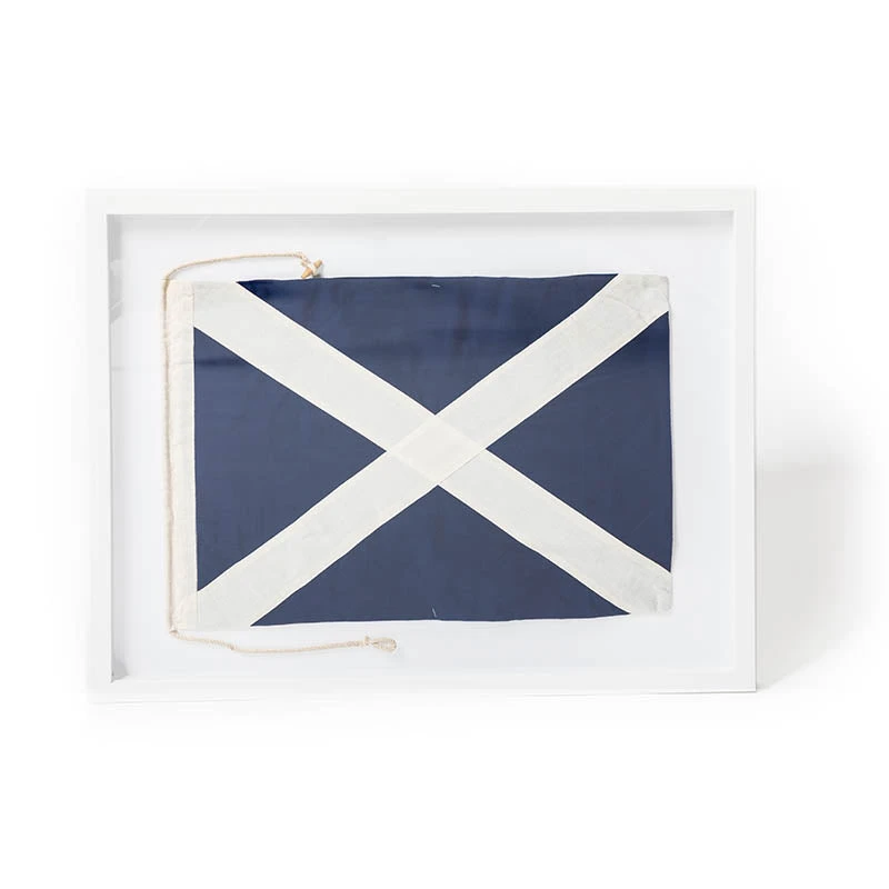 Nautical Signal Flag Framed Art - Mike 1 Nautical Signal Flag Framed Art - Mike