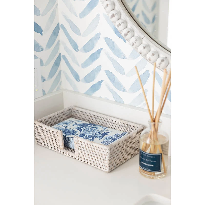 Blue And White Toile Guest Towels 2 Blue And White Toile Guest Towels - Image 2