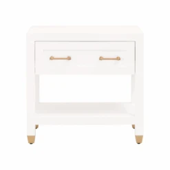 Lake House Nightstand - White