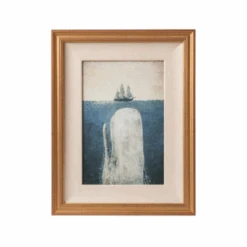 Antique Whale Framed Art - A