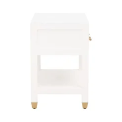 Lake House Nightstand - White -Sabre Home Decor Sale SDTB 1089 W alt
