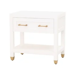 Lake House Nightstand - White -Sabre Home Decor Sale SDTB 1089 W hero