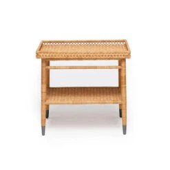 Darien Rattan Side Table – Double