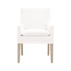 Saint Malo Slipcover Arm Chair -Sabre Home Decor Sale SEAT 1076 HERO