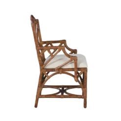 Antiqued Chippendale Arm Chair -Sabre Home Decor Sale SEAT 1089 ALT