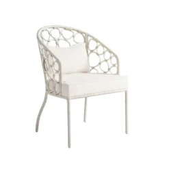 Kaho’olawe Armchair - White -Sabre Home Decor Sale SEAT 1159 ALT1