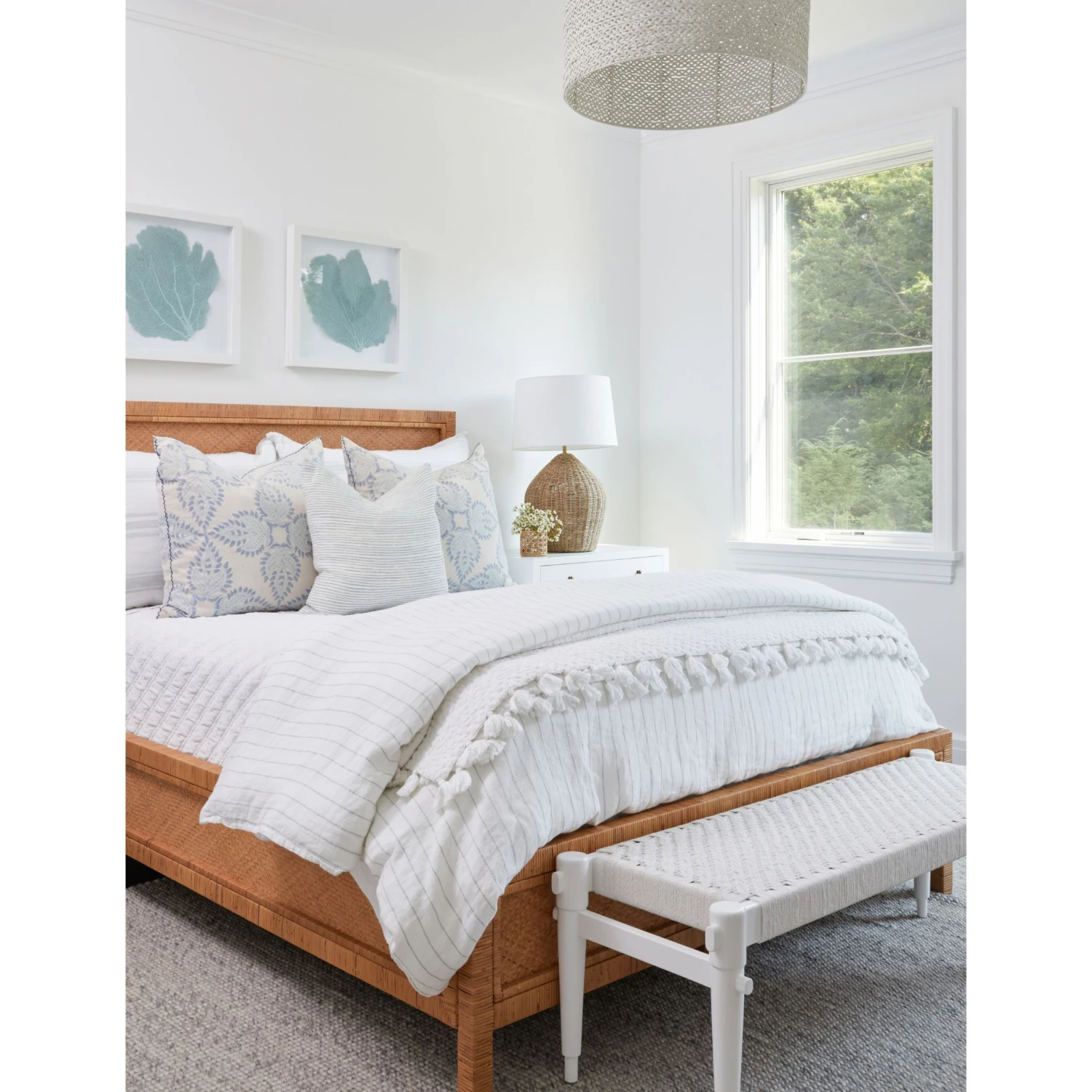 Blue Sea Fan Art Set 2 Blue Sea Fan Art Set - Image 2